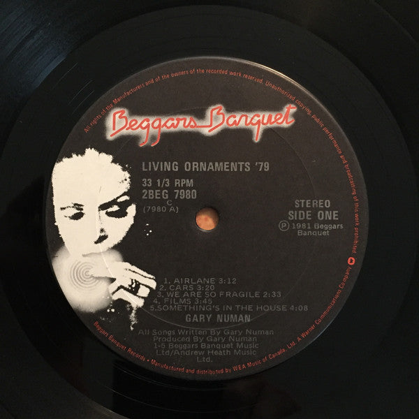Gary Numan : Living Ornaments '79 And '80 (2xLP, Album)