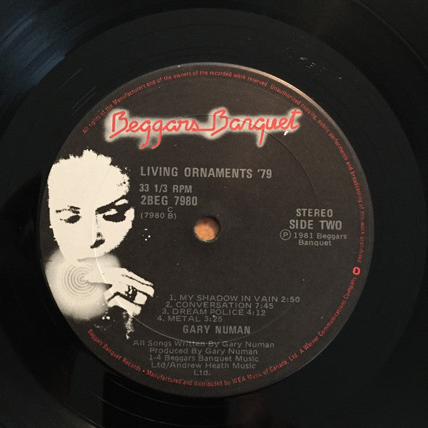 Gary Numan : Living Ornaments '79 And '80 (2xLP, Album)