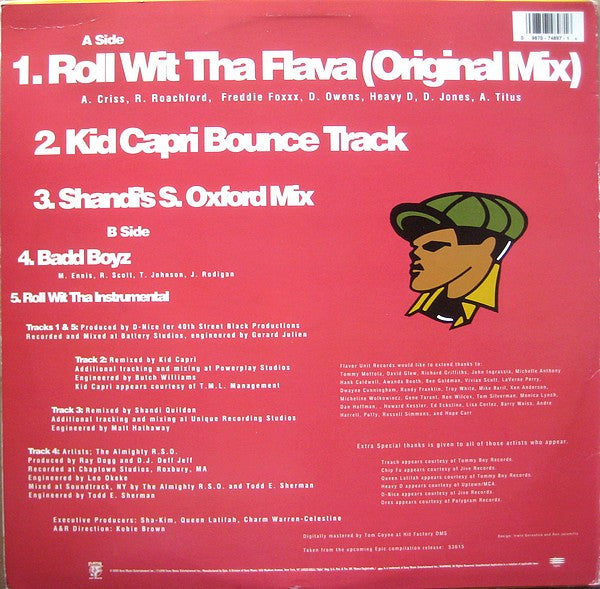 The Flavor Unit MCs : Roll Wit Tha Flava (12")