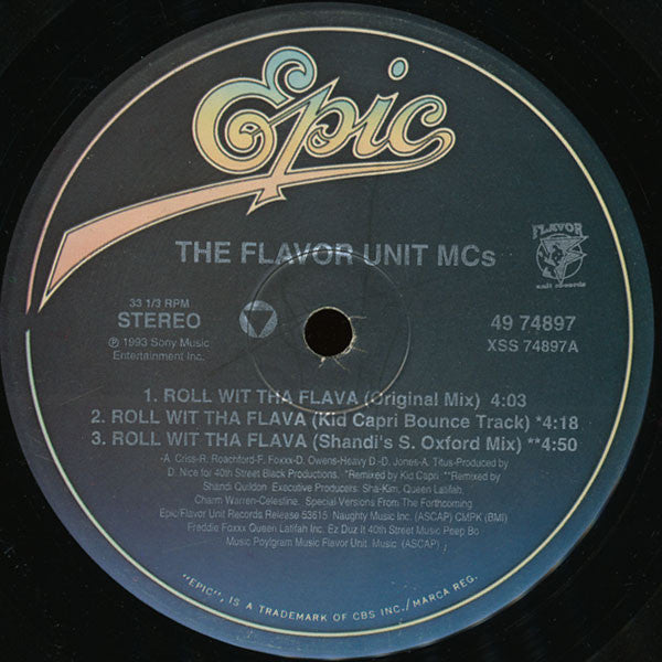 The Flavor Unit MCs : Roll Wit Tha Flava (12")