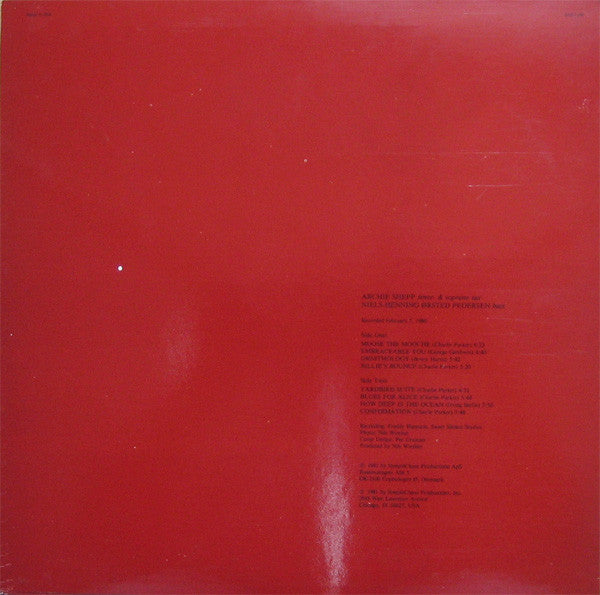 Archie Shepp & Niels-Henning Ørsted Pedersen : Looking At Bird (LP, Album)