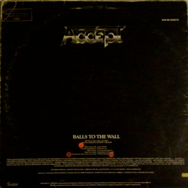 Accept : Balls To The Wall (LP, Album)