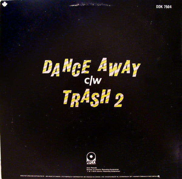 Roxy Music : Dance Away (12", Single)