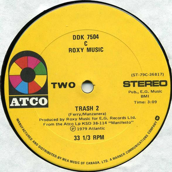 Roxy Music : Dance Away (12", Single)