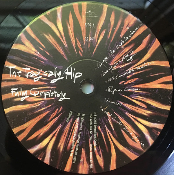 The Tragically Hip : Fully Completely (LP, Album, RE, RM, Gat)