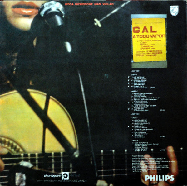 Gal Costa : Fa-Tal (Gal A Todo Vapor) (2xLP, RE, RP, Gat)