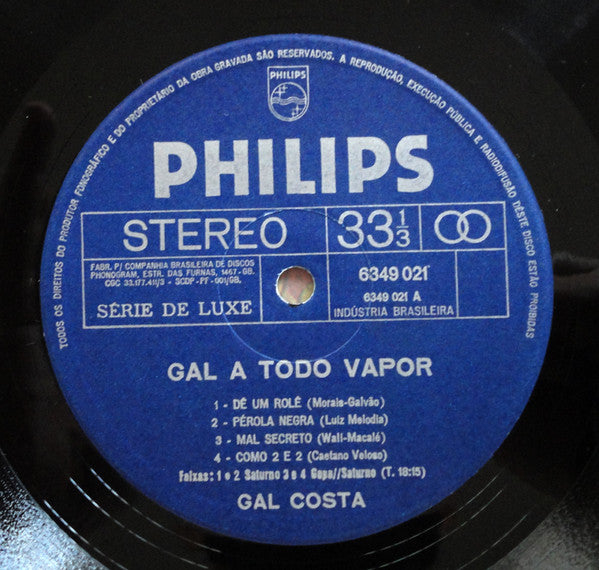 Gal Costa : Fa-Tal (Gal A Todo Vapor) (2xLP, RE, RP, Gat)
