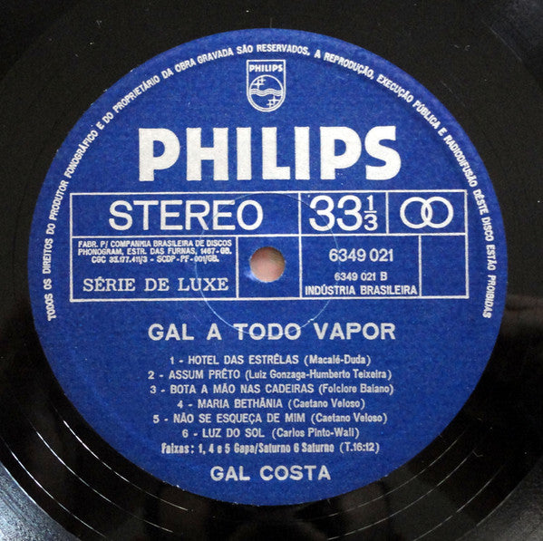 Gal Costa : Fa-Tal (Gal A Todo Vapor) (2xLP, RE, RP, Gat)