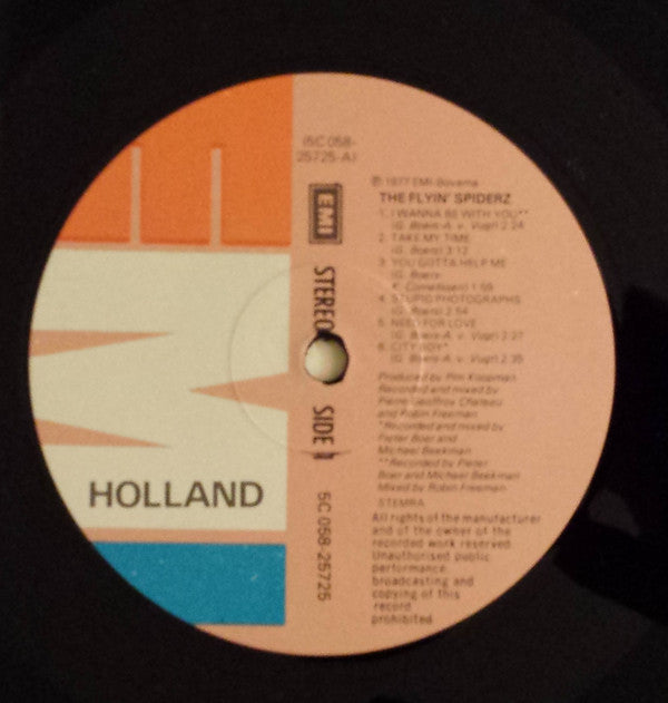 The Flyin' Spiderz : The Flyin' Spiderz (LP, Album)