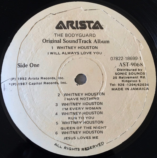 Various : The Bodyguard (Original Soundtrack Album) (LP, Album)