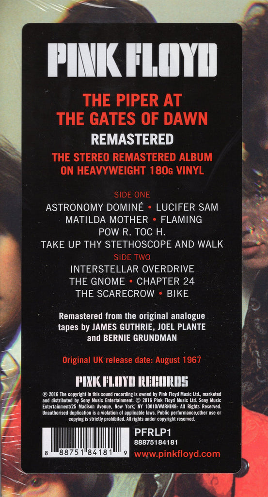 Pink Floyd : The Piper At The Gates Of Dawn (LP, Album, RE, RM, 180)