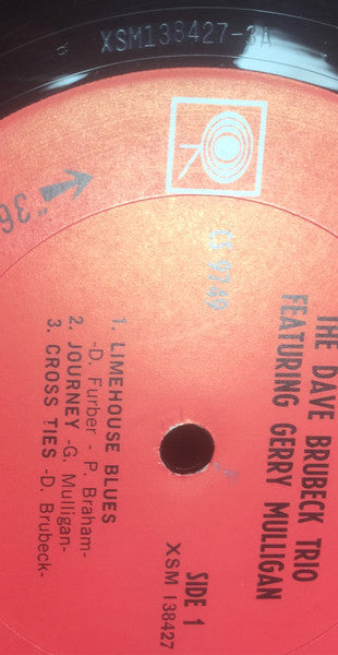 The Dave Brubeck Trio Featuring Gerry Mulligan : Blues Roots (LP, Album)