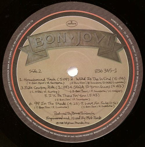 Bon Jovi : New Jersey (LP, Album)