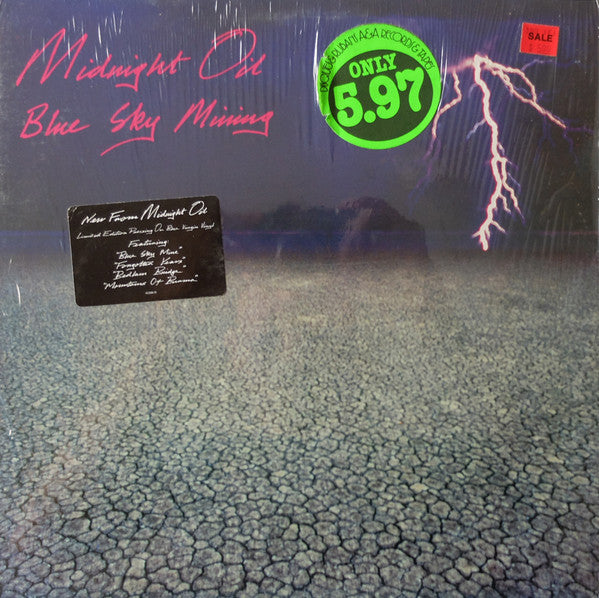 Midnight Oil : Blue Sky Mining (LP, Album, Ltd, Blu)