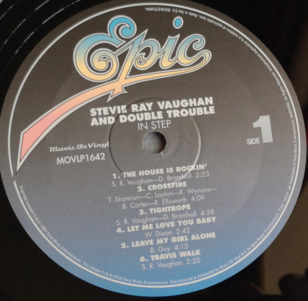 Stevie Ray Vaughan & Double Trouble : In Step (LP, Album, RE, 180)