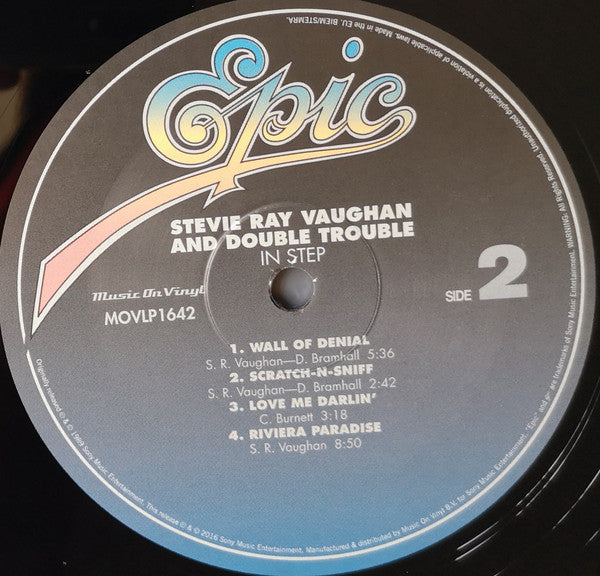 Stevie Ray Vaughan & Double Trouble : In Step (LP, Album, RE, 180)