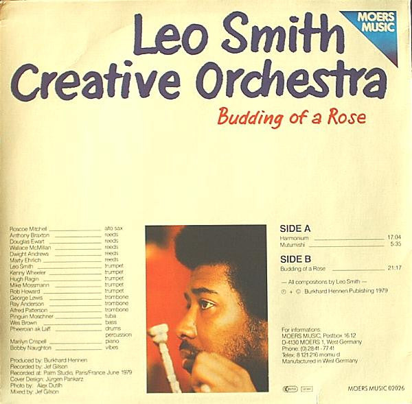 Leo Smith Creative Orchestra : Budding Of A Rose (LP)