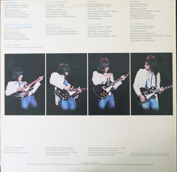 Jeff Beck : Wired (LP, Album)