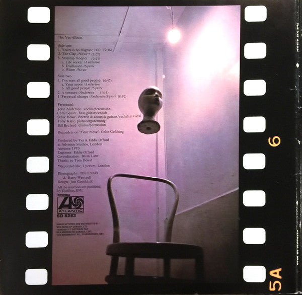 Yes : The Yes Album (LP, Album, RE, Gat)