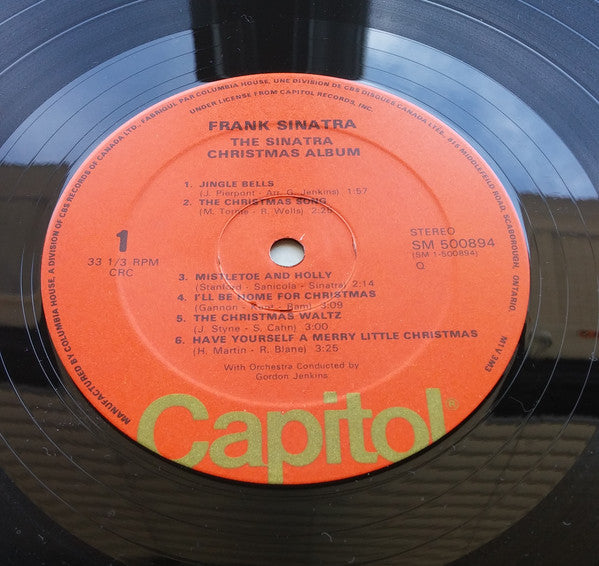 Frank Sinatra : The Sinatra Christmas Album (LP, Album, Club)