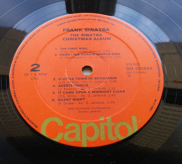 Frank Sinatra : The Sinatra Christmas Album (LP, Album, Club)