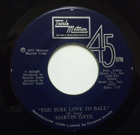 Marvin Gaye : You Sure Love To Ball / Keep Gettin It On (7")