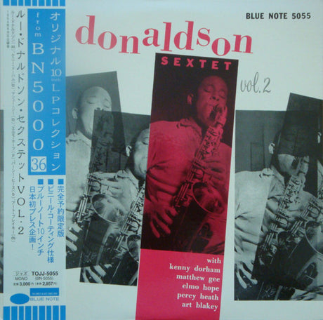Lou Donaldson Sextet : Lou Donaldson Sextet Volume 2 (10", Album, Mono, Ltd, RE)