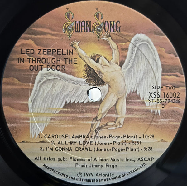 Led Zeppelin : In Through The Out Door (LP, Album, "A")