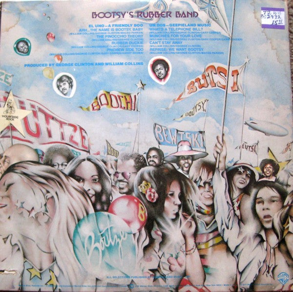 Bootsy's Rubber Band : Ahh...The Name Is Bootsy, Baby! (LP, Album, Los)