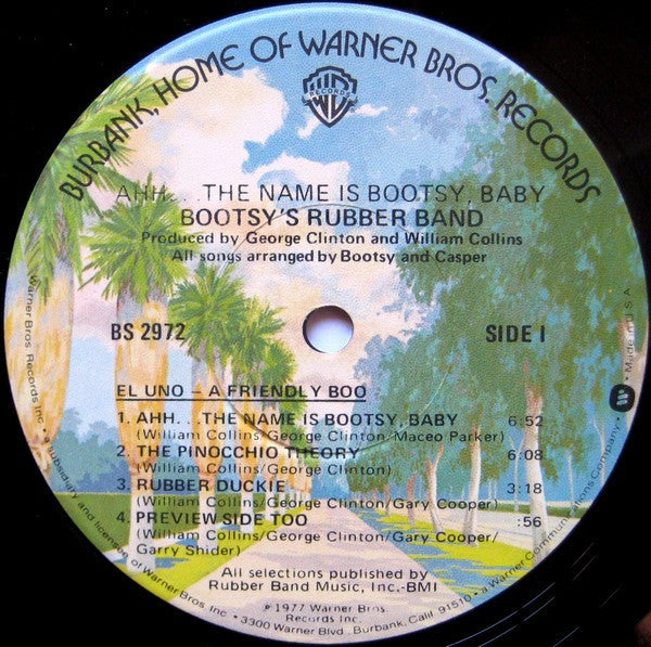 Bootsy's Rubber Band : Ahh...The Name Is Bootsy, Baby! (LP, Album, Los)