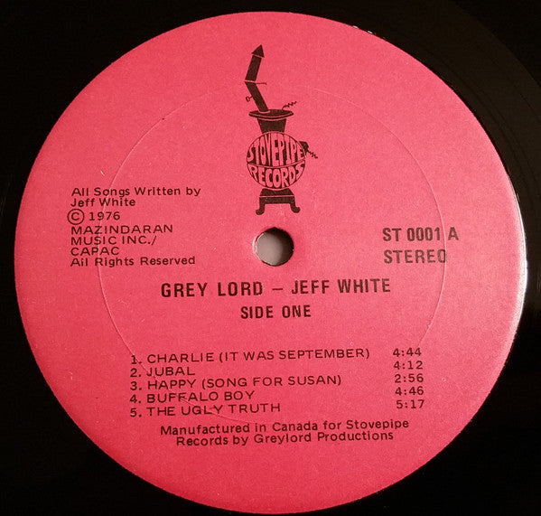 Jef White : Grey Lord (LP, Album)