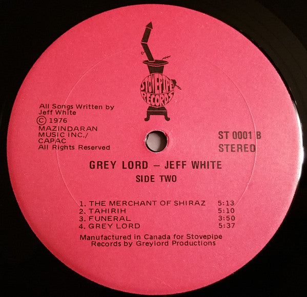 Jef White : Grey Lord (LP, Album)