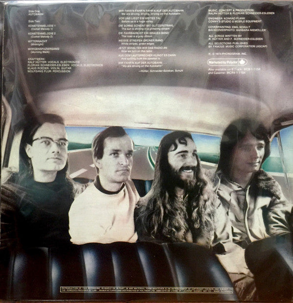 Kraftwerk : Autobahn (LP, Album, RE)