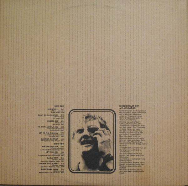 King Biscuit Boy with Crowbar (3) : Official Music (LP, Album, UNI)