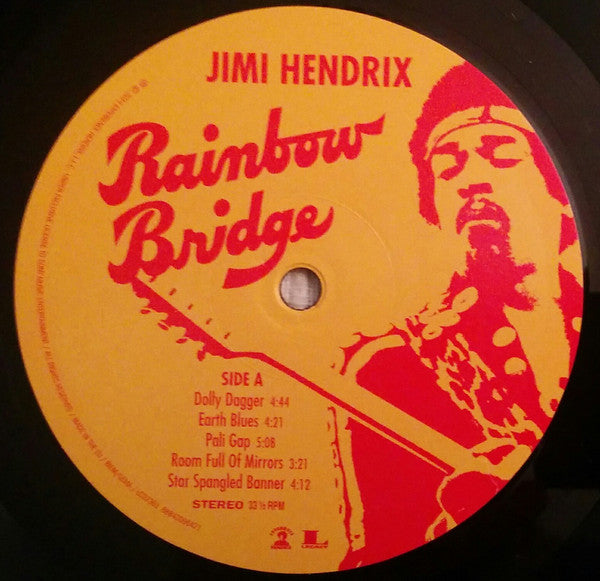 Jimi Hendrix : Rainbow Bridge (Original Motion Picture Sound Track) (LP, RE, Gat)