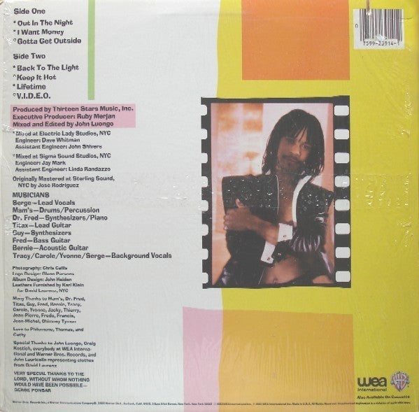 Serge Ponsar : Back To The Light (LP, Album, All)