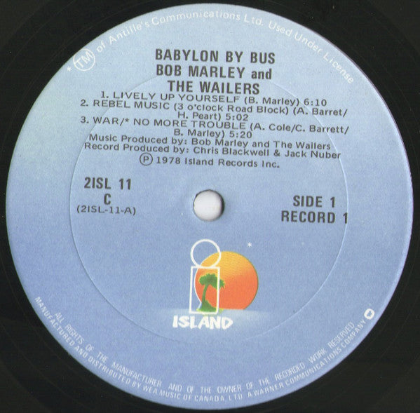 Bob Marley & The Wailers : Babylon By Bus (2xLP, Album, RE)