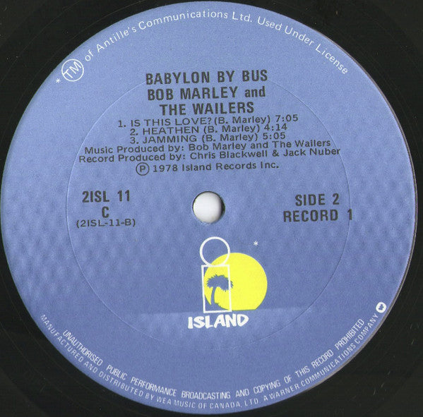 Bob Marley & The Wailers : Babylon By Bus (2xLP, Album, RE)