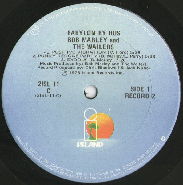 Bob Marley & The Wailers : Babylon By Bus (2xLP, Album, RE)