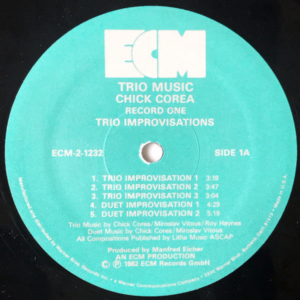 Chick Corea, Miroslav Vitous, Roy Haynes : Trio Music (2xLP, Album)