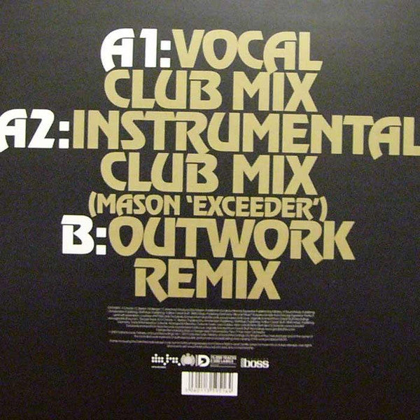 Mason Vs Princess Superstar : Perfect (Exceeder) (12")