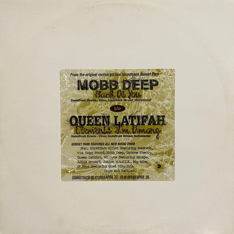 Mobb Deep / Queen Latifah : Back At You / Elements I'm Among (12", Promo)