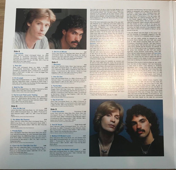 Daryl Hall & John Oates : The Very Best Of (2xLP, Comp, Ltd, RE, RM, Gra)