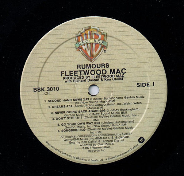 Fleetwood Mac : Rumours (LP, Album, RE)