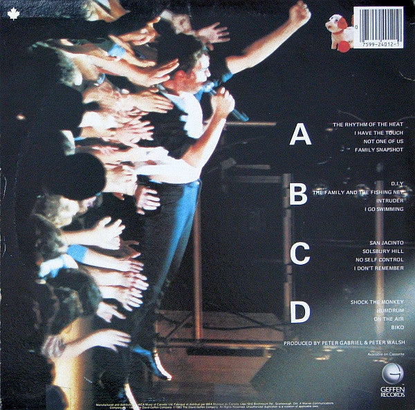 Peter Gabriel : Plays Live (2xLP, Album, Qua)