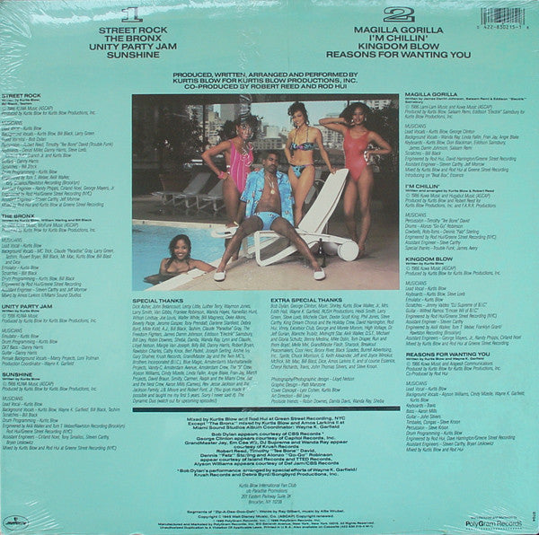 Kurtis Blow : Kingdom Blow (LP, Album, HRM)