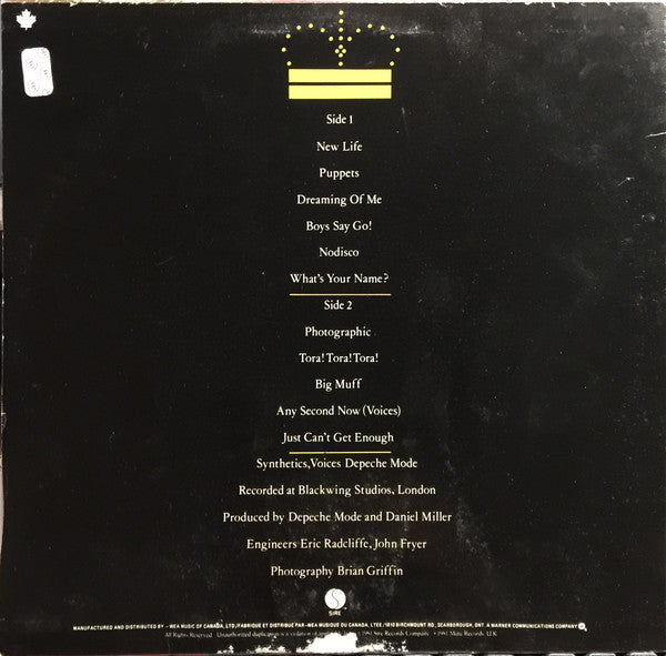 Depeche Mode : Speak & Spell (LP, Album)