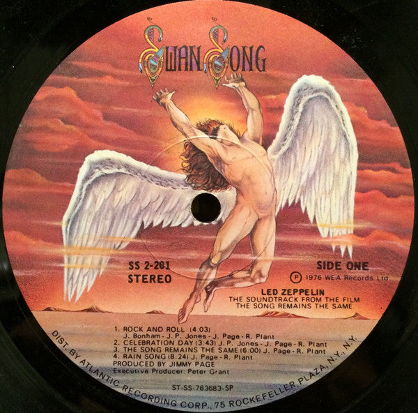 Led Zeppelin : The Soundtrack From The Film The Song Remains The Same (2xLP, Album, SRC)
