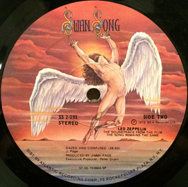 Led Zeppelin : The Soundtrack From The Film The Song Remains The Same (2xLP, Album, SRC)