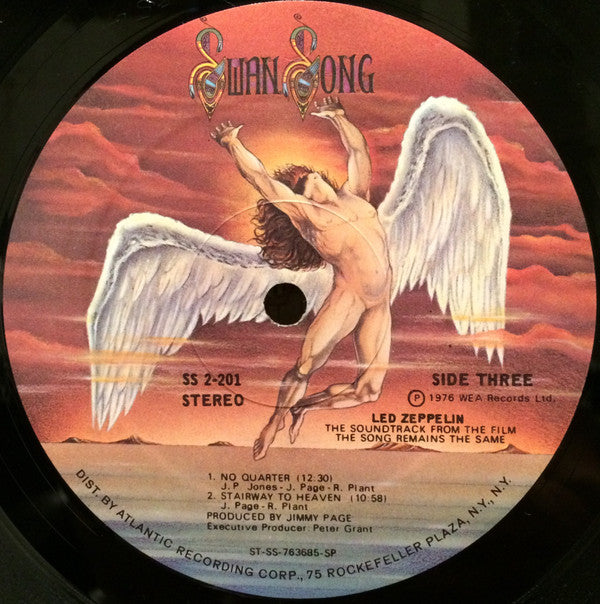 Led Zeppelin : The Soundtrack From The Film The Song Remains The Same (2xLP, Album, SRC)